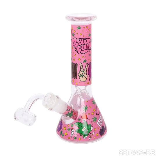 Baked Bunny Bong Set – Set completo para fumar de 7 piezas