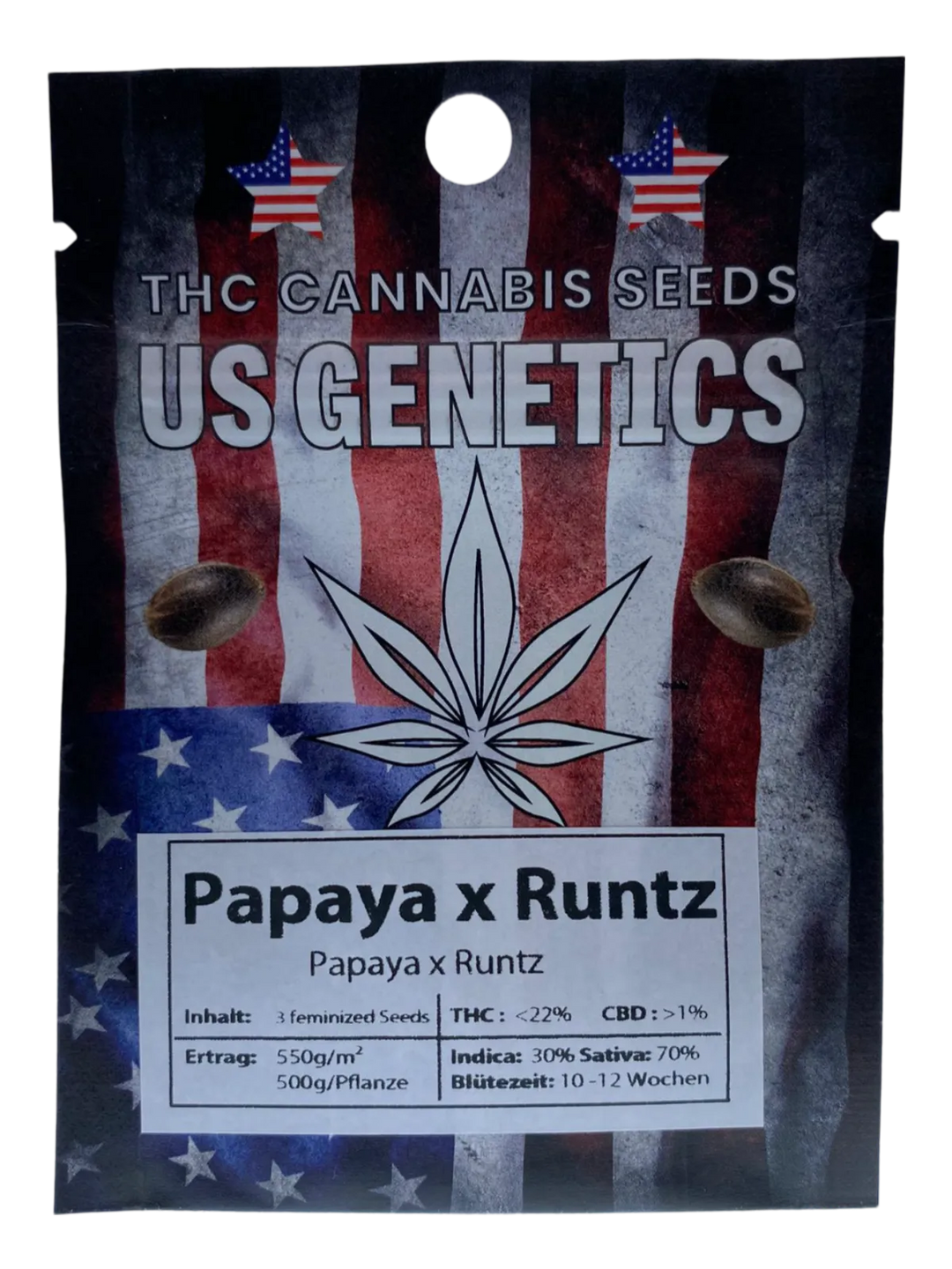 Cannabiszaden Papaya x Runtz US Genetics 3St.