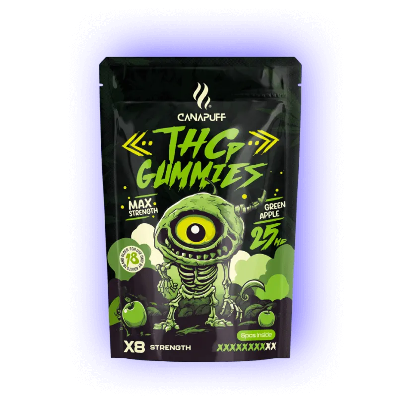 THCp Gummies - Green Apple 25mg