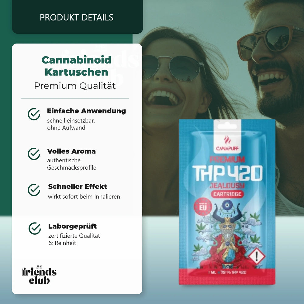 Cartouche THP420 Jealousy 79% 1ml - Smagro GmbH