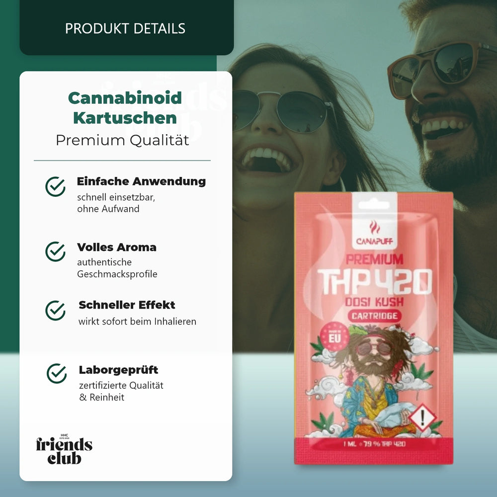 THP420 Kartridż Dosi Kush 79% 1ml-Smagro GmbH
