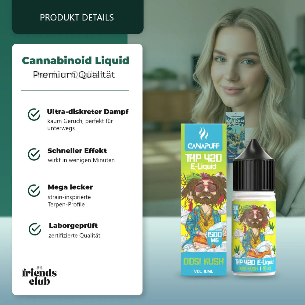THP420 Líquido Dosi Kush 1500mg 10ml