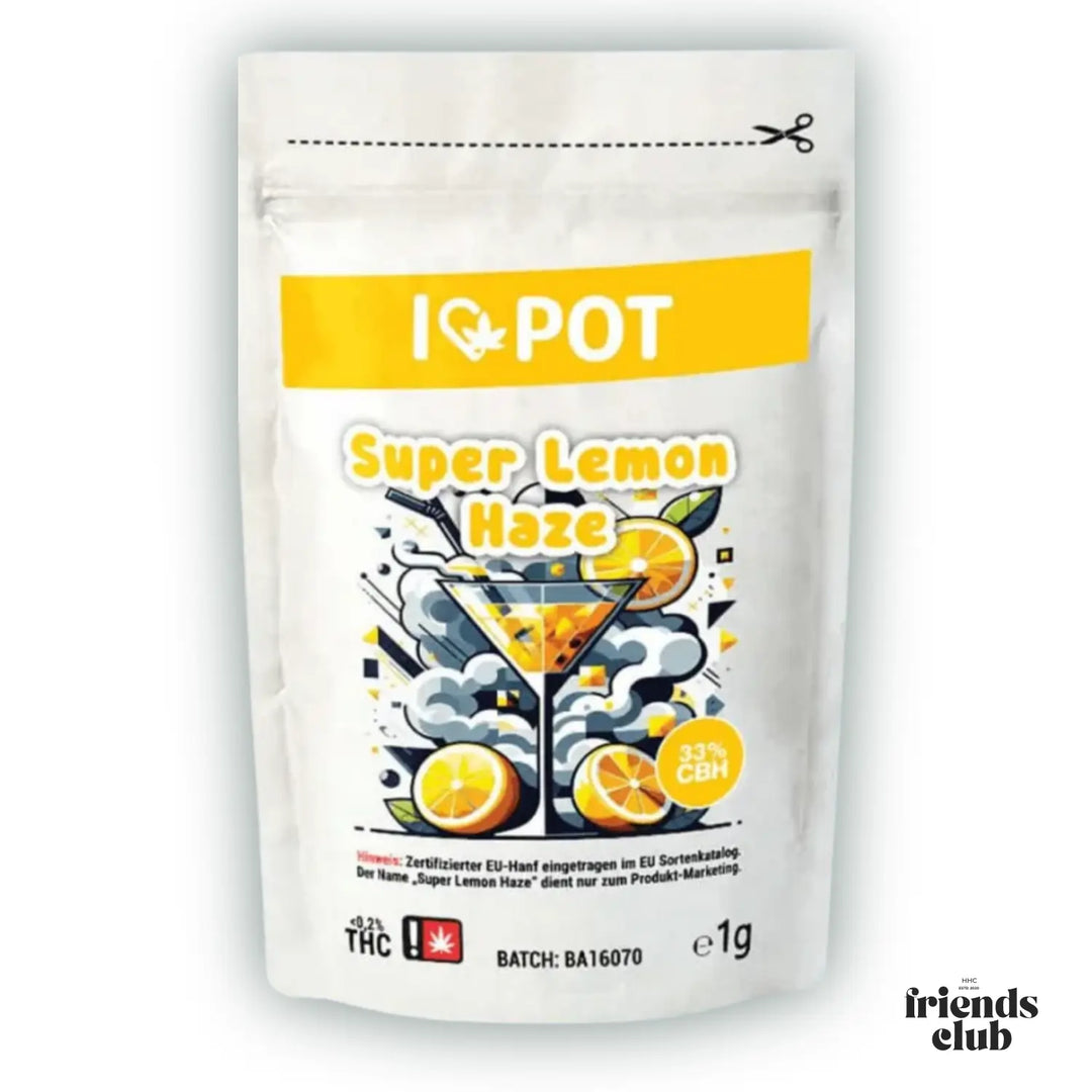 CBH Blüten Super Lemon Haze 33% I♥Pot - hhcfriends