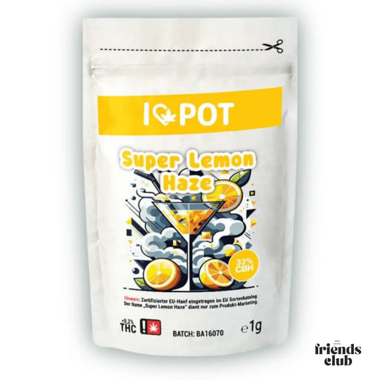 CBH Blüten Super Lemon Haze 33% I♥Pot - hhcfriends