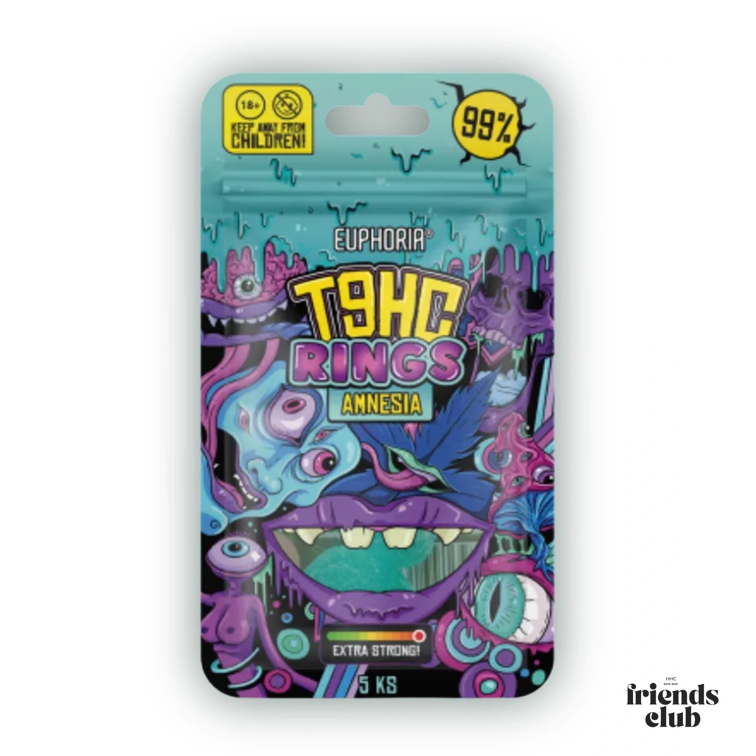 T9HC Gummies – Amnesia (5 pieces) - hhcfriends