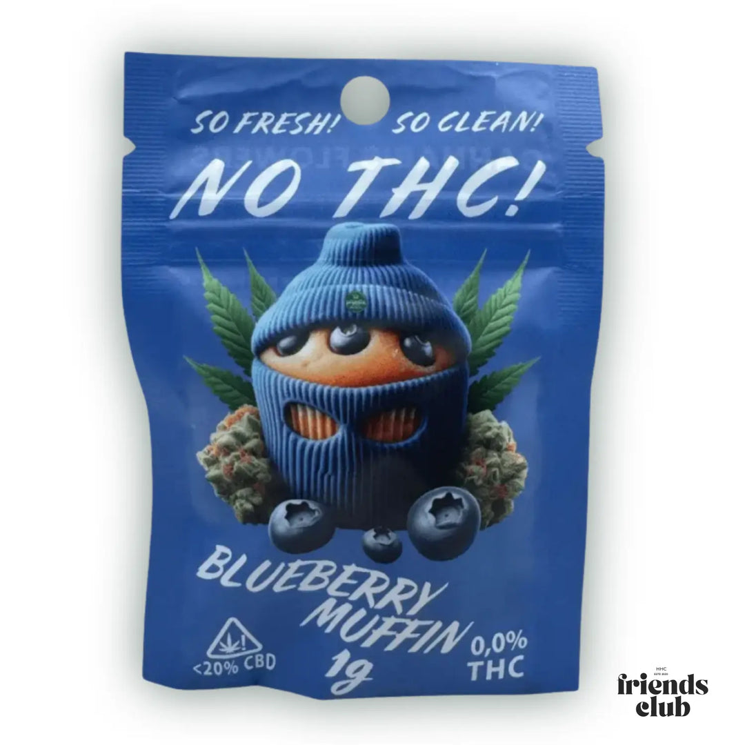 Fleur CBD Blueberry Muffin SANS THC - hhcfriends