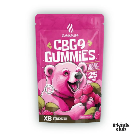 Gummies CBG9 Framboise 5 pcs - hhcfriends