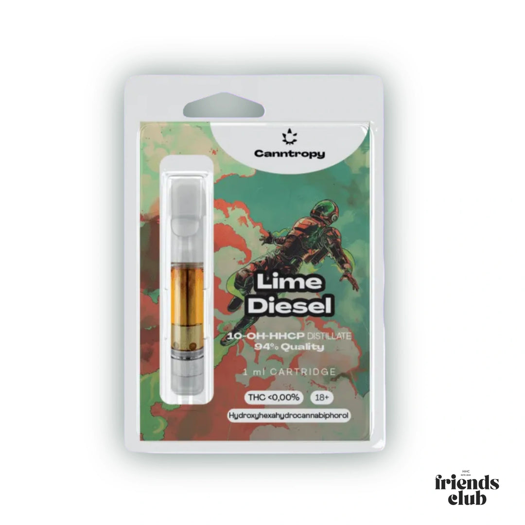 10-OH-P Kartridż Lime Diesel 94% 1ml - hhcfriends