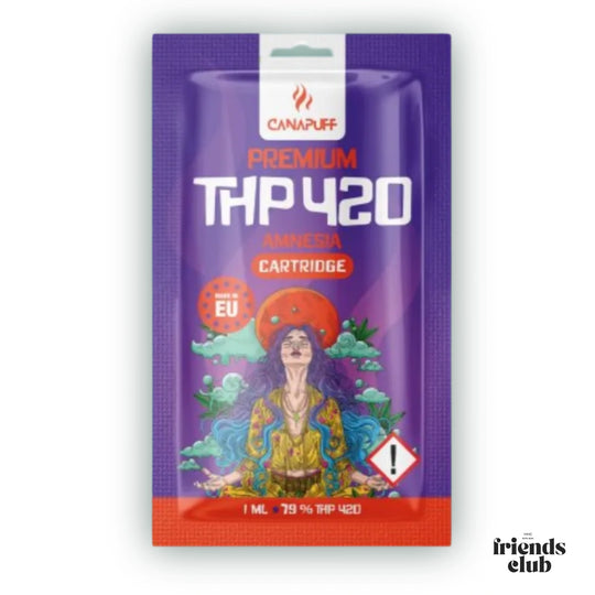 THP420 Cartridge Amnesia 79% 1ml - hhcfriends