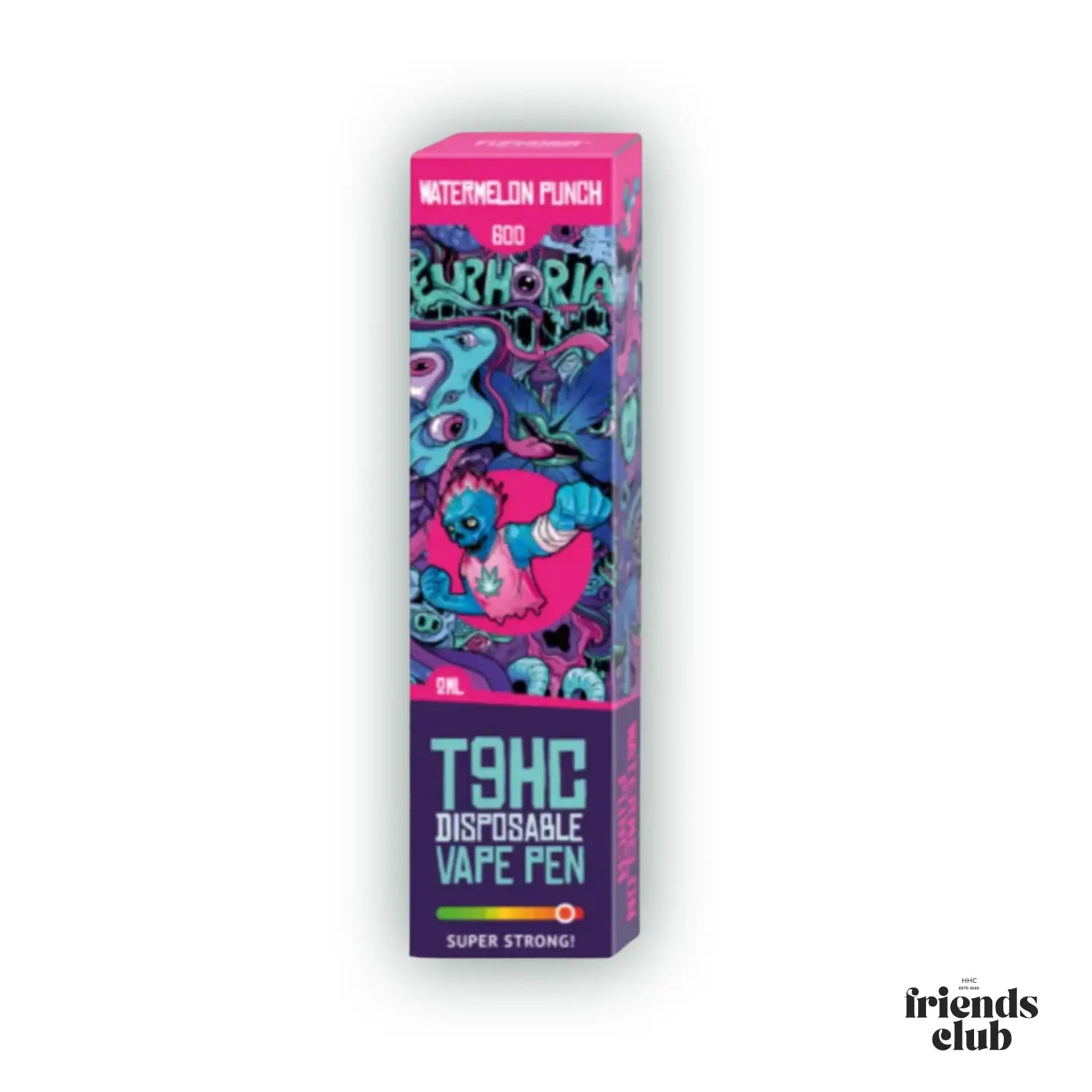T9HC Wegwerp Vape Pen – Watermelon Punch (2 ml) - hhcfriends