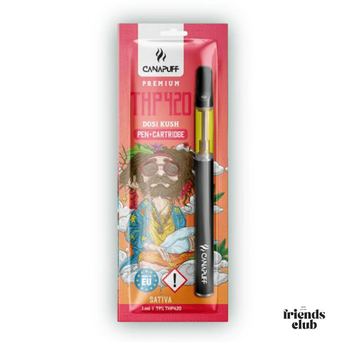 THP420 Pen+Cartridge Kush Dosering 79%