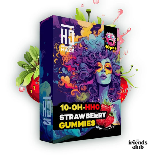 Gummies 10-OH Fraise 10 pcs - hhcfriends