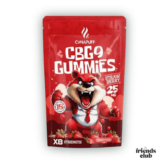 CBG9 Żelki truskawkowe 5 sztuk - hhcfriends
