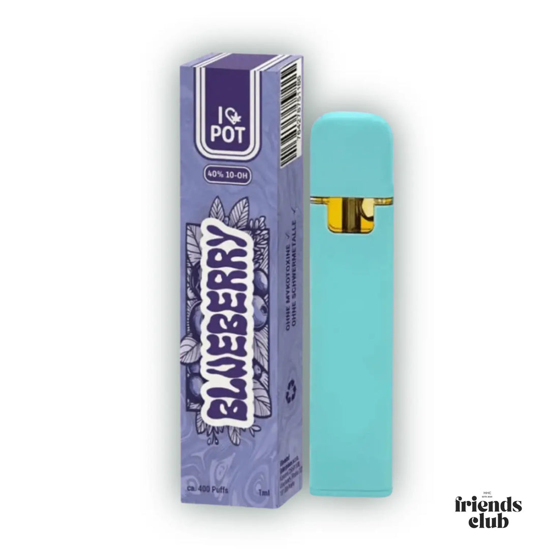 10-OH Vape Blueberry 40% 1ml  I♥Pot - hhcfriends