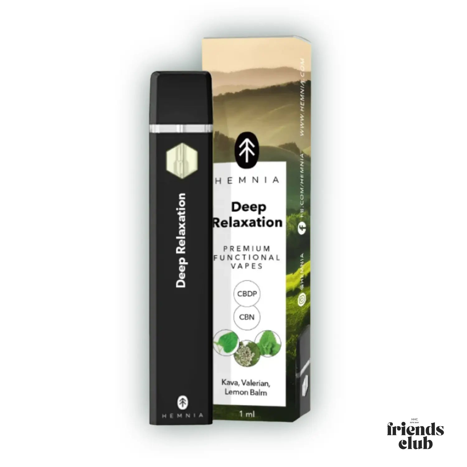 Vape met Kava & Valeriaan "Diepe ontspanning" - hhcfriends