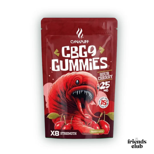 CBG9 Żelki Sour Cherry 5 sztuk - hhcfriends