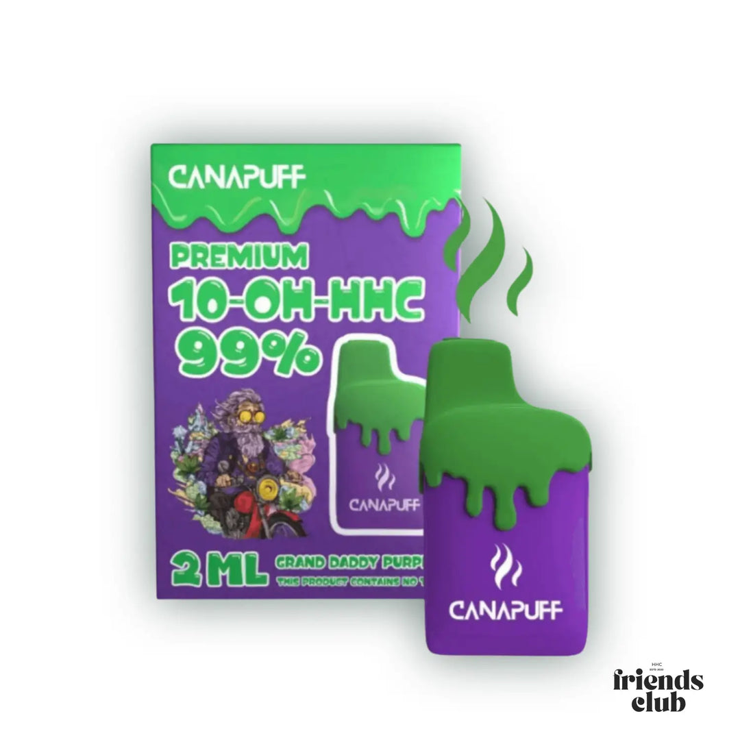 10-OH Vape  Grand Daddy Purple 99% 2ml - hhcfriends