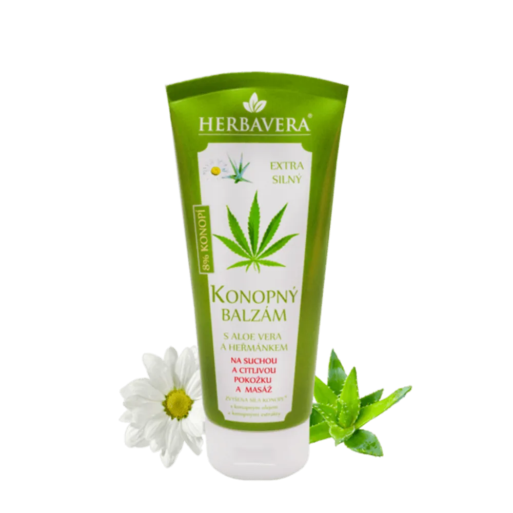 Hanfbalsam mit Aloe Vera, Glycerin und Kamille, 200 ml Herbavera