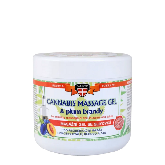 Gel de masaje de cáñamo con ciruela 600 ml Palacio