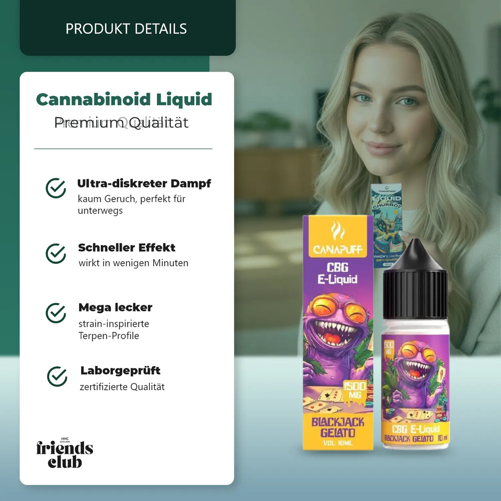 CBG Liquid „Blackjack Gelato“-Smagro GmbH