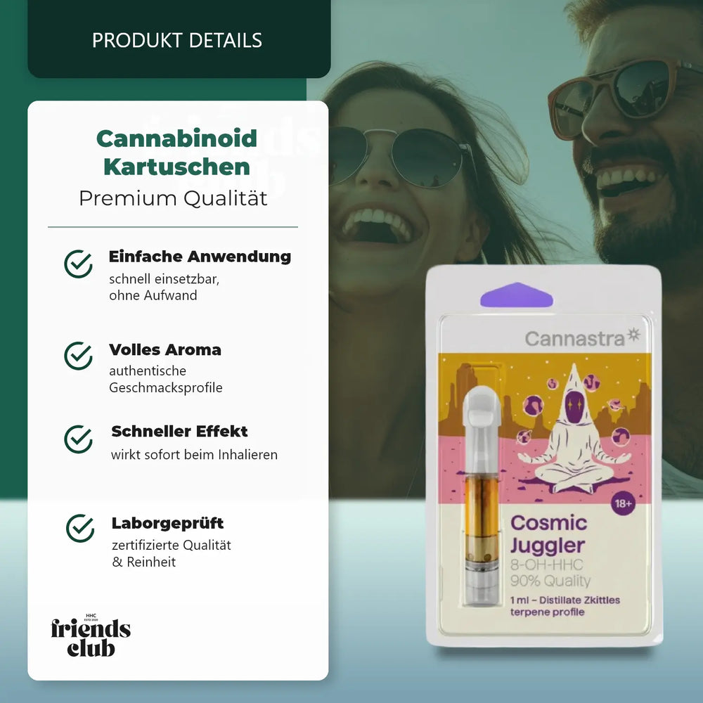 8-OH-HHC-Cartridge Cosmic Jugler 90% 1 ml