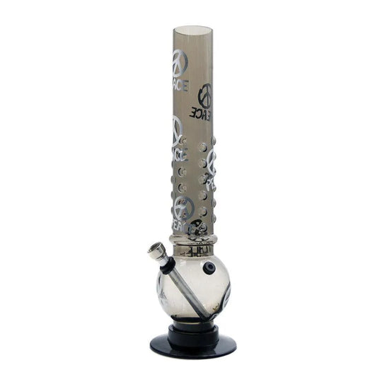 Bongo akrylowe z nadrukiem Peace 32 cm