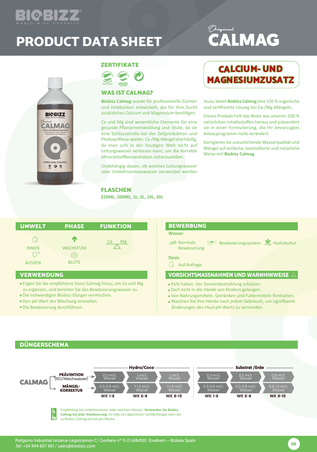 Bio Bizz CalMag