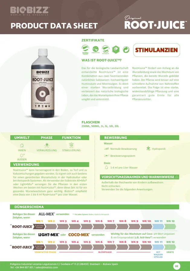Bio Bizz Root Juice
