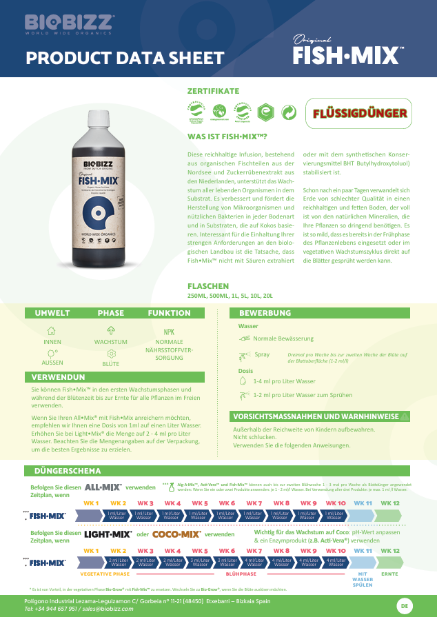 Bio Bizz Fish Mix
