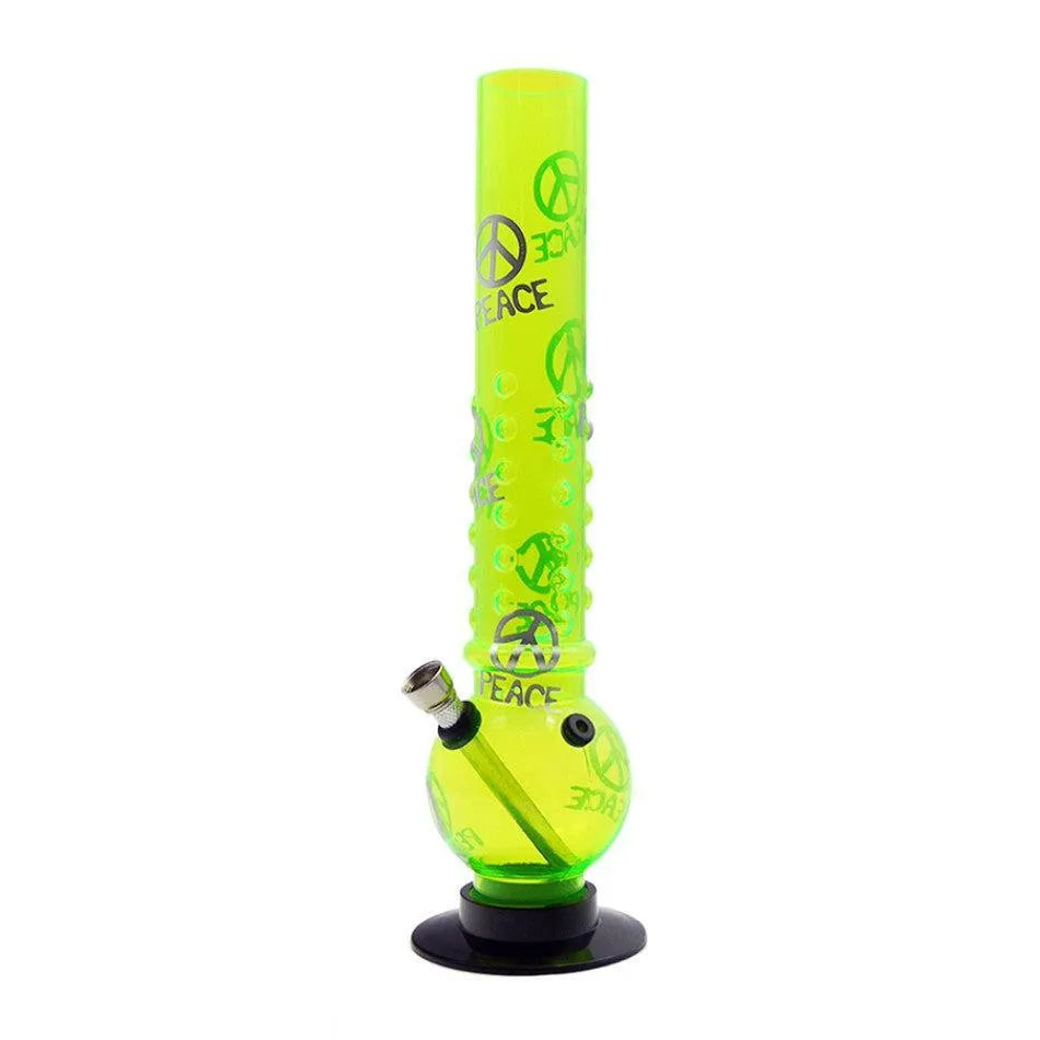 Bongo akrylowe z nadrukiem Peace 32 cm