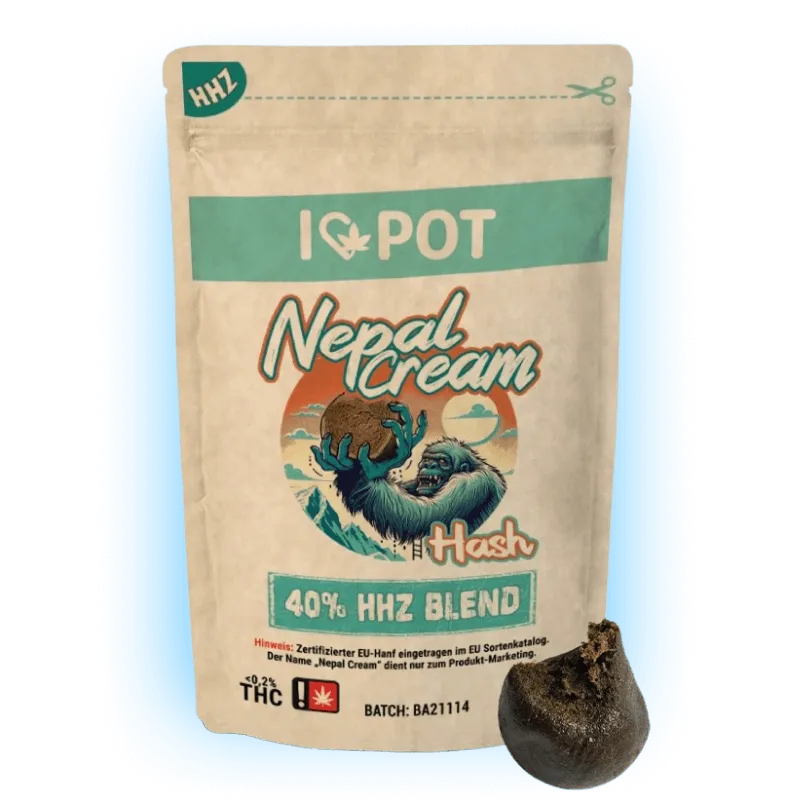 HHZ Hash Nepal Cream 40%