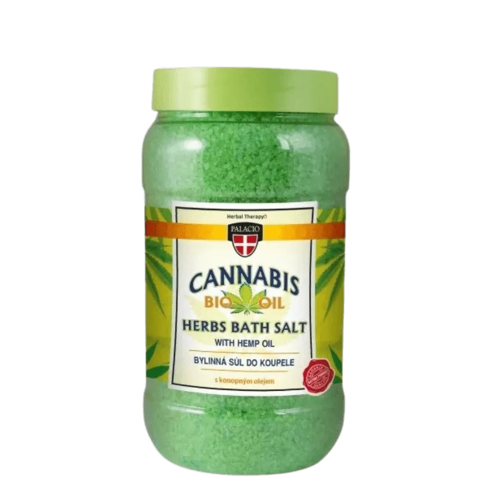 Cannabis-Badesalz, 1200 g Palacio
