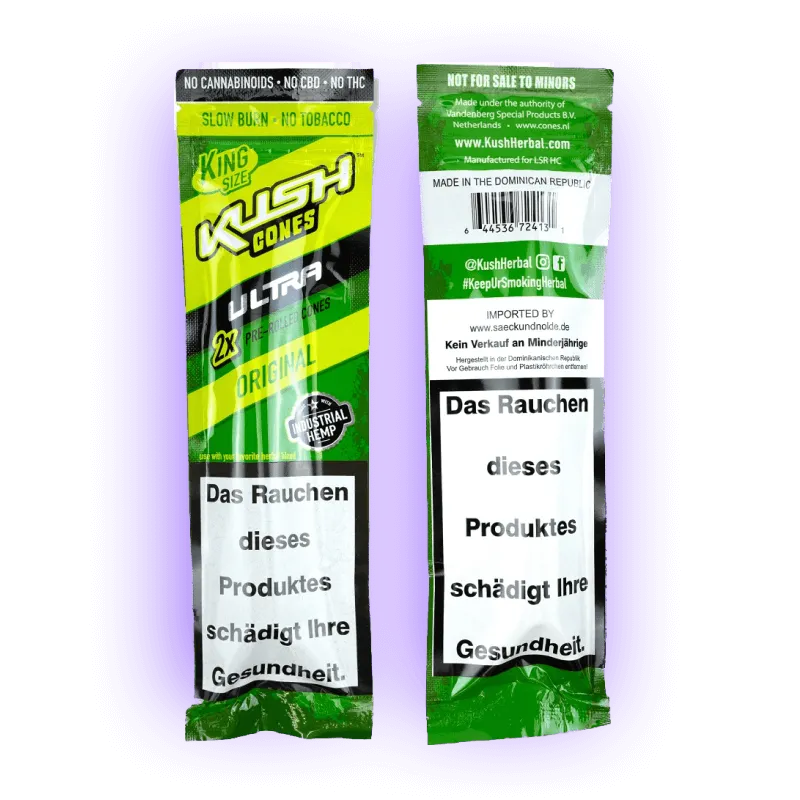 Cones Kush Ultra Herbal GREEN (Oryginalny)