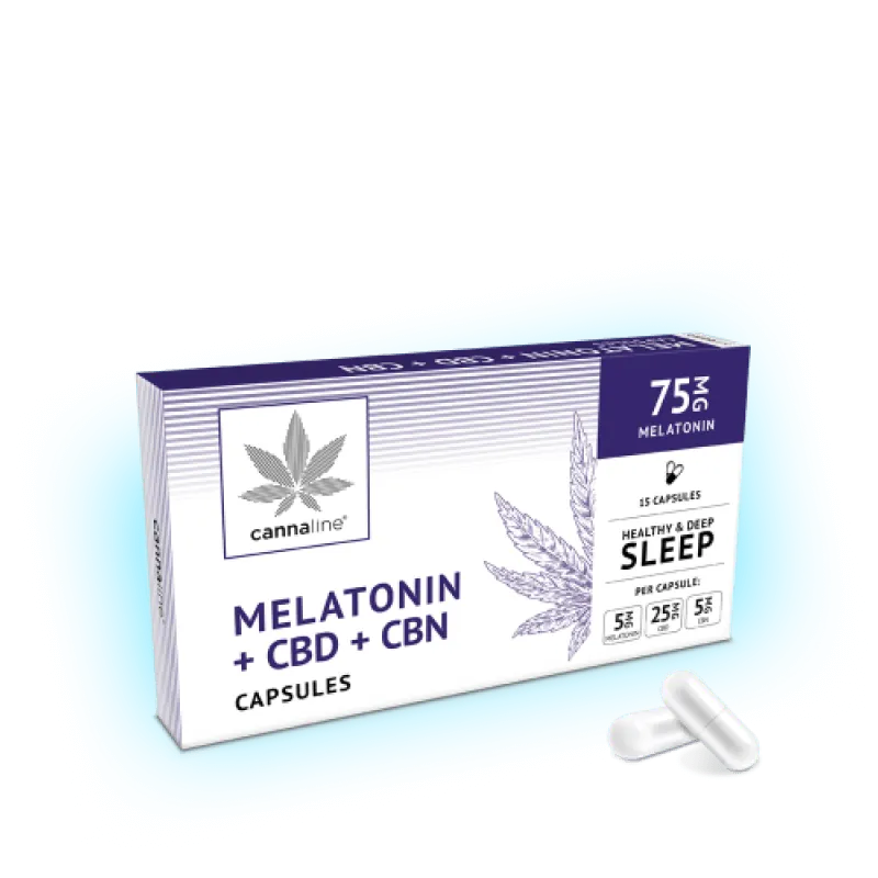 Cannaline Sleep Melatonin + CBD + CBN Kapseln