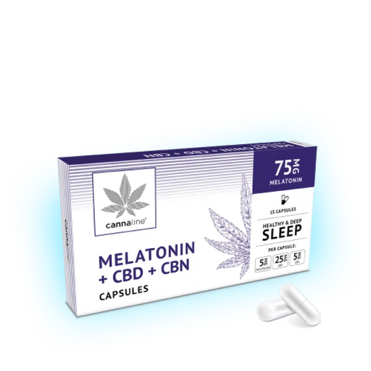 Cannaline Sleep Melatonin + CBD + CBN Kapseln
