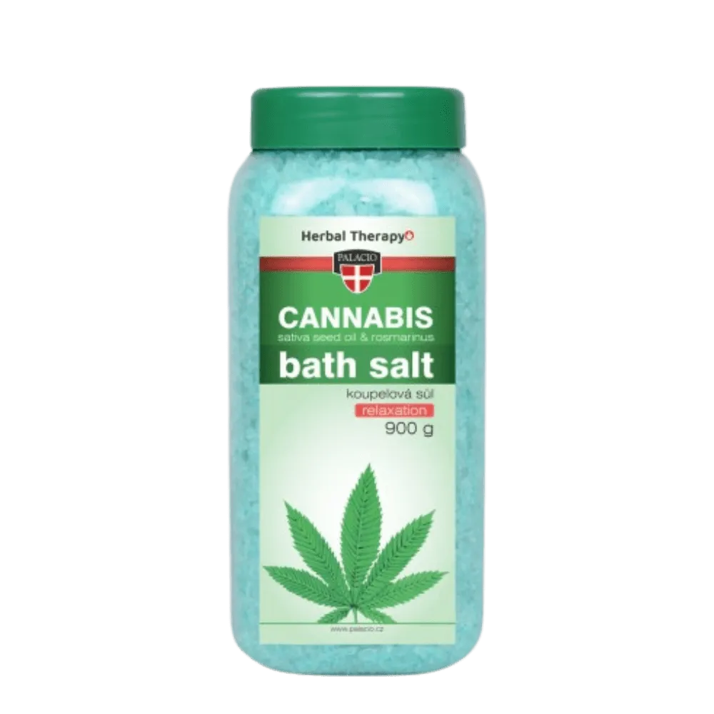 Cannabis Rosmarinus Badesalz, 900 g Palacio