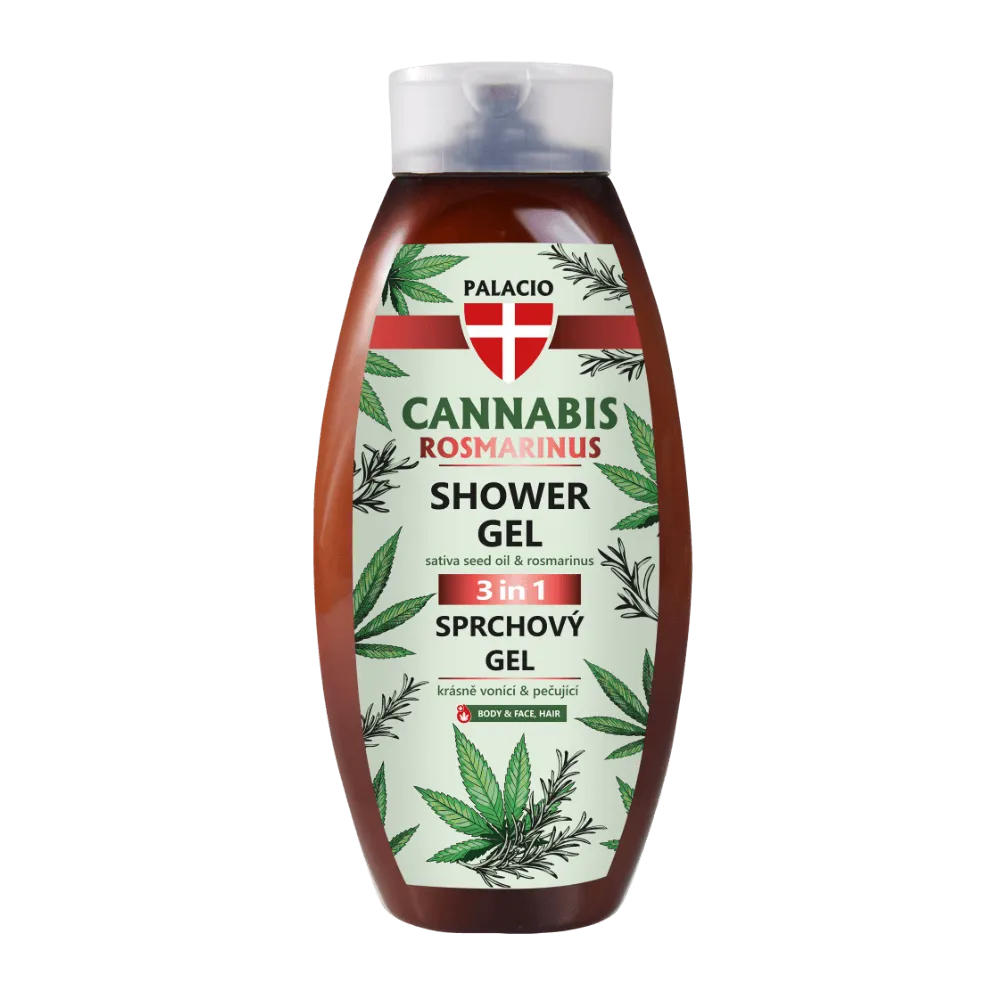 Cannabis Rosmarinus Duschgel, 500 ml Palacio