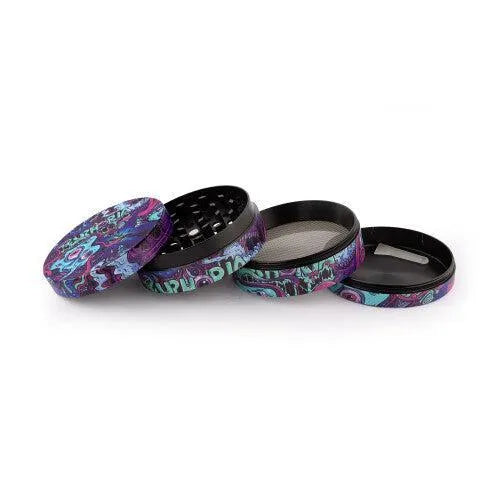 Euphoria Grinder Metálico Psicodélico 63 mm - 4 Piezas