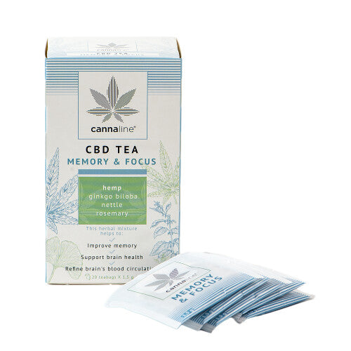 CBD-Tee MEMORY Verpackung von vorne